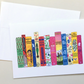 Ideal Bookshelf Greeting Card Single: Girl Stars