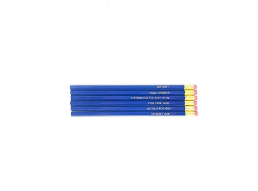 Grey Street Paper: Seinfeld Set of 6 Pencils