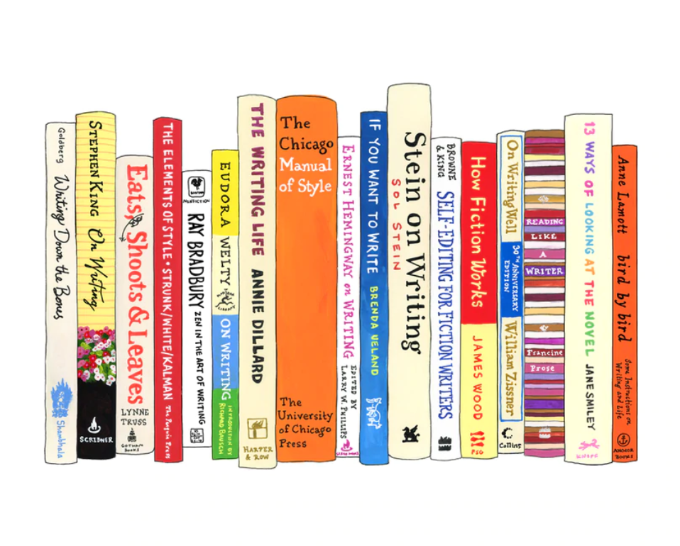 Ideal Bookshelf Greeting Card Single: Writing