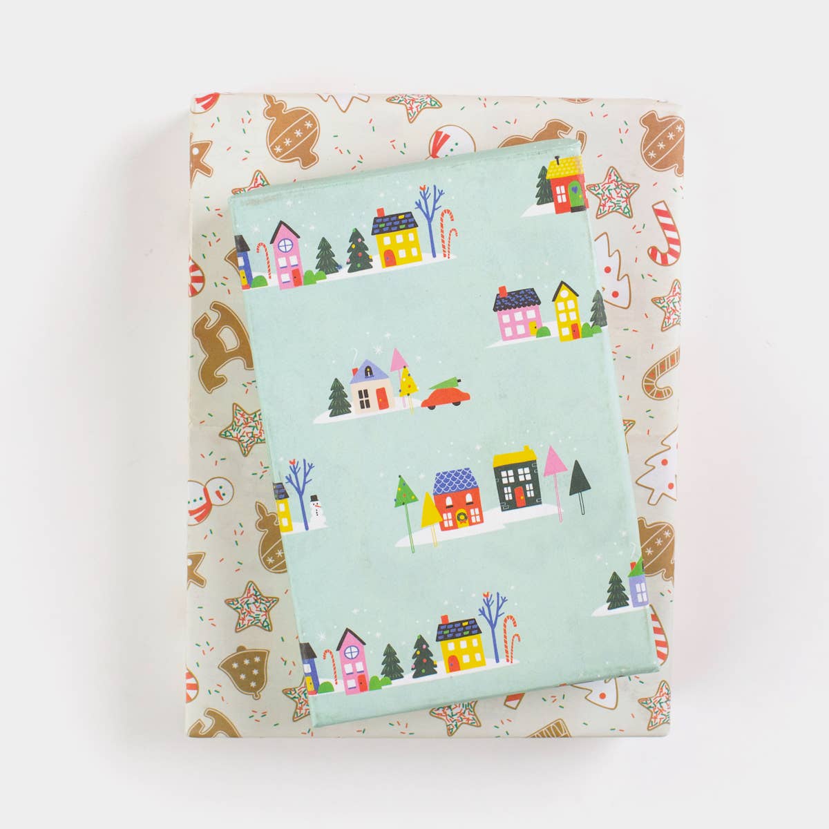 Wrappily Eco Gift Wrap Co.: Home For The Holidays/ Christmas Cookies Eco Wrapping Paper