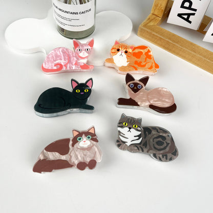 mildstyles: Cat style animal hair claw clip