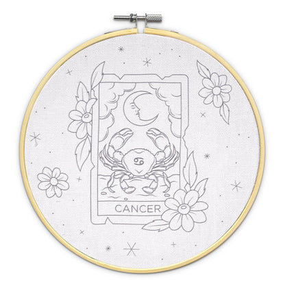 The Crafty Kit Company: Signs of Zodiac - Cancer Embroidery Kit