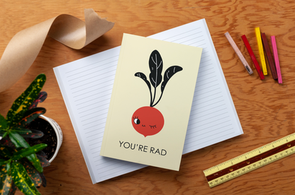 Denik: You're Rad Classic Layflat Journal Notebook