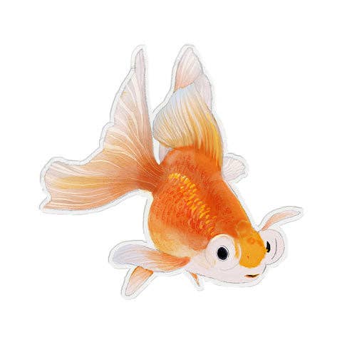 Felix Doolittle: Googly - Vinyl Stickers - Goldfish