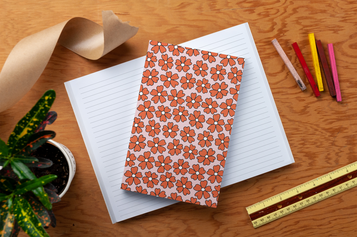 Denik: Miss Daisy Classic Layflat Journal Notebook