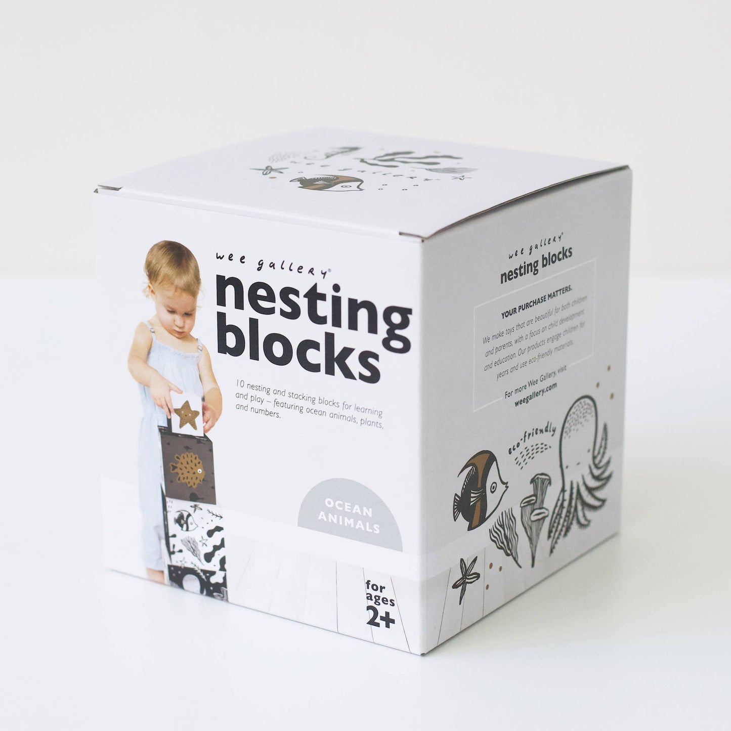 Wee Gallery: Nesting Blocks - Ocean Animals