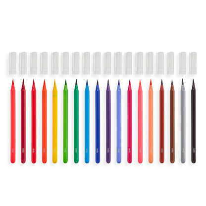 OOLY: Chroma Blends Watercolor Brush Markers- Set of 18