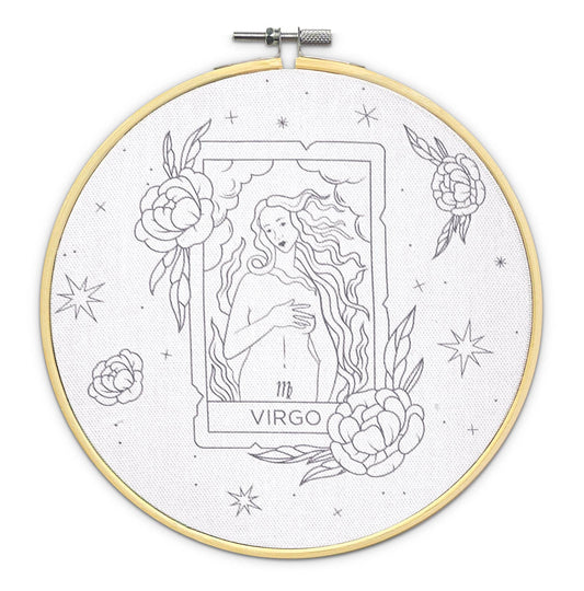 The Crafty Kit Company: Signs of Zodiac -  Virgo Embroidery Kit