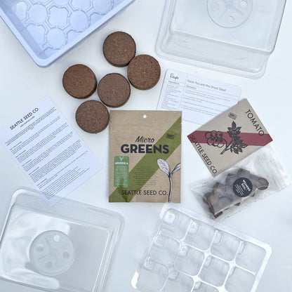 Seattle Seed Co.: Microgreens and Seed-Starting Kit