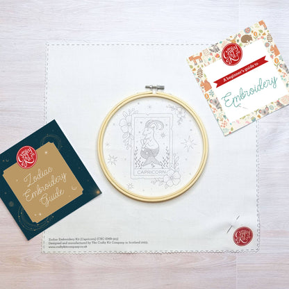 The Crafty Kit Company: Signs of Zodiac - Capricorn Embroidery Kit