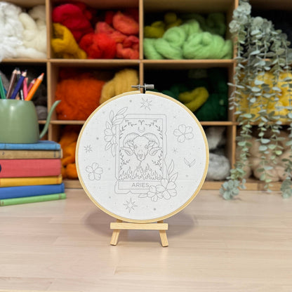 The Crafty Kit Company: Signs of Zodiac - Aries Embroidery Kit