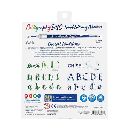 OOLY: Calligrapghy Duo Markers - Set of 12