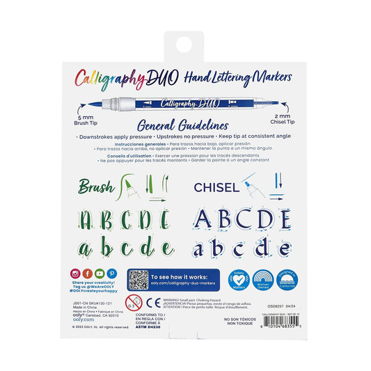 OOLY: Calligrapghy Duo Markers - Set of 12