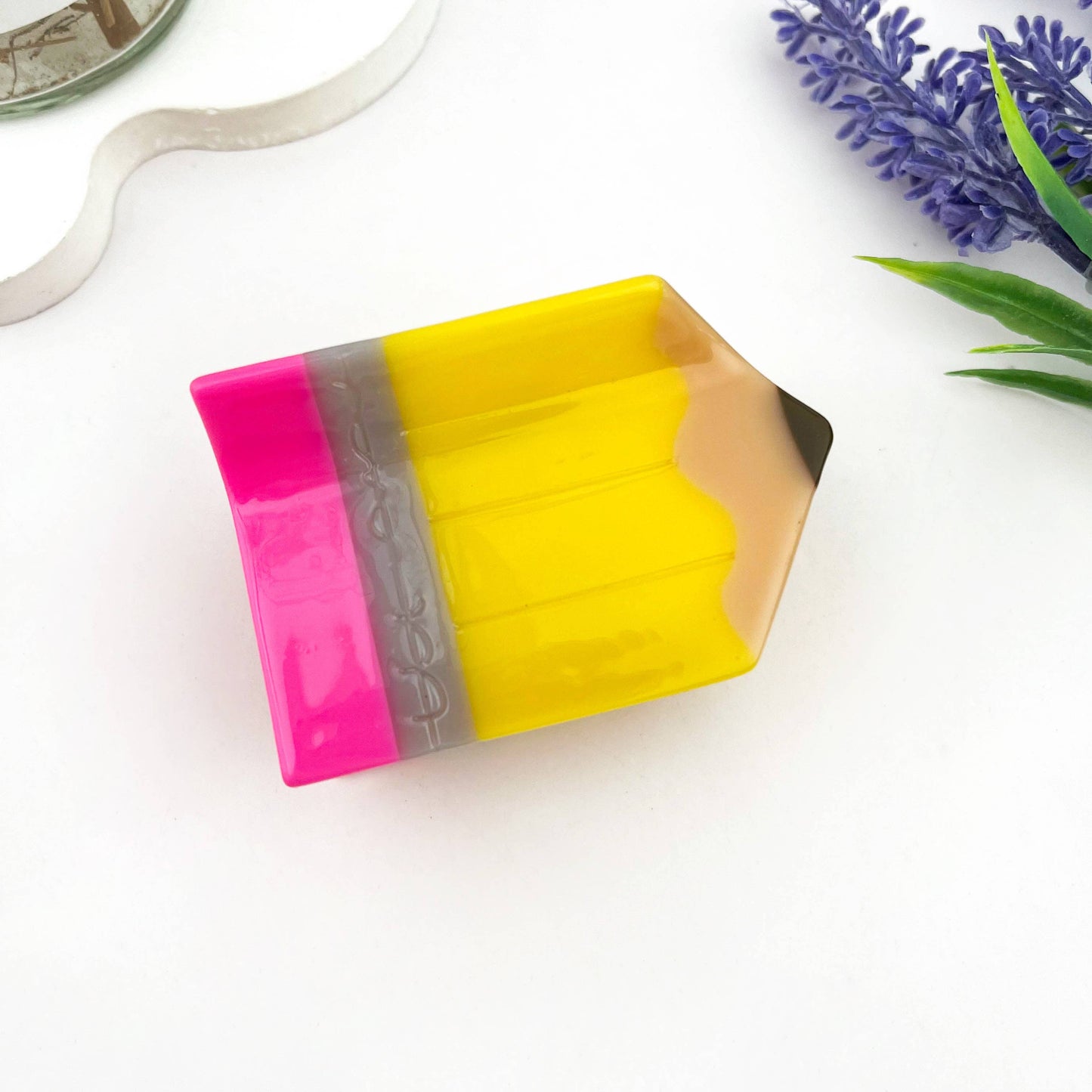 mildstyles: Book & Pen Acetate Hair Claw Clip – Creative Design