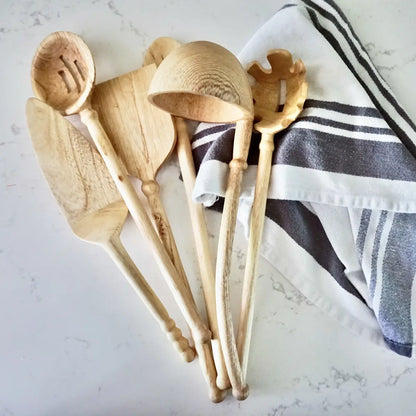 Azizi Life: Hand Carved Wooden Kitchen Utensils