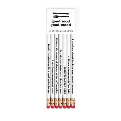 Snifty: Good Food Good Mood Pencil Set of 6