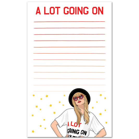 The Found: Notepad: Taylor A Lot Going On