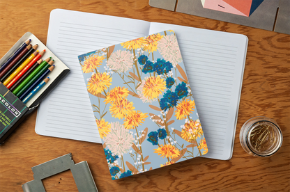 Denik: Pretty Weeds Medium Layflat Journal Notebook