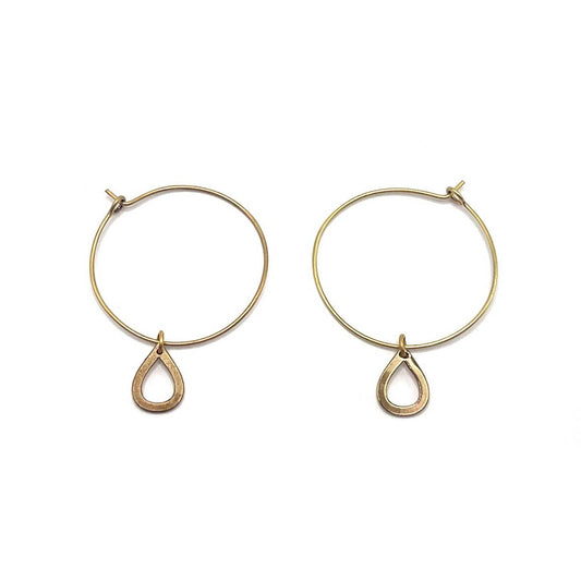 PURPOSE Jewelry: Teardrop Hoops