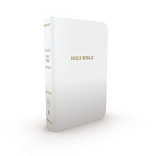 KJV, Gift and Award Bible, Leather-Look, White, Red Letter, Comfort Print: Holy Bible, King James Version