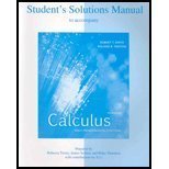 Student's Solutions Manual to accompany Calculus, Multivariable: Early Transcendental Functions