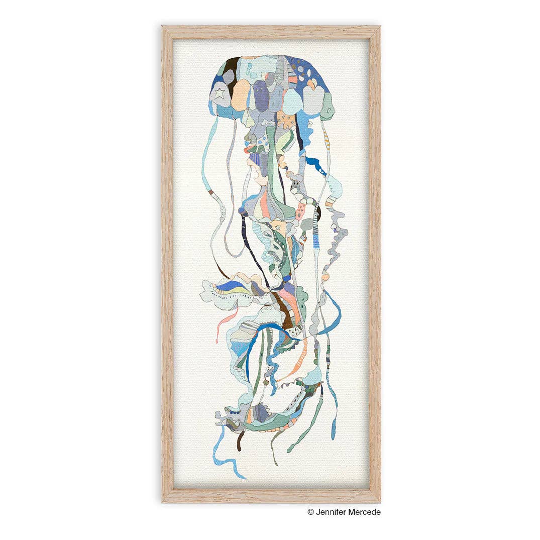 WerkShoppe - Jellyfish | Framed Canvas Art