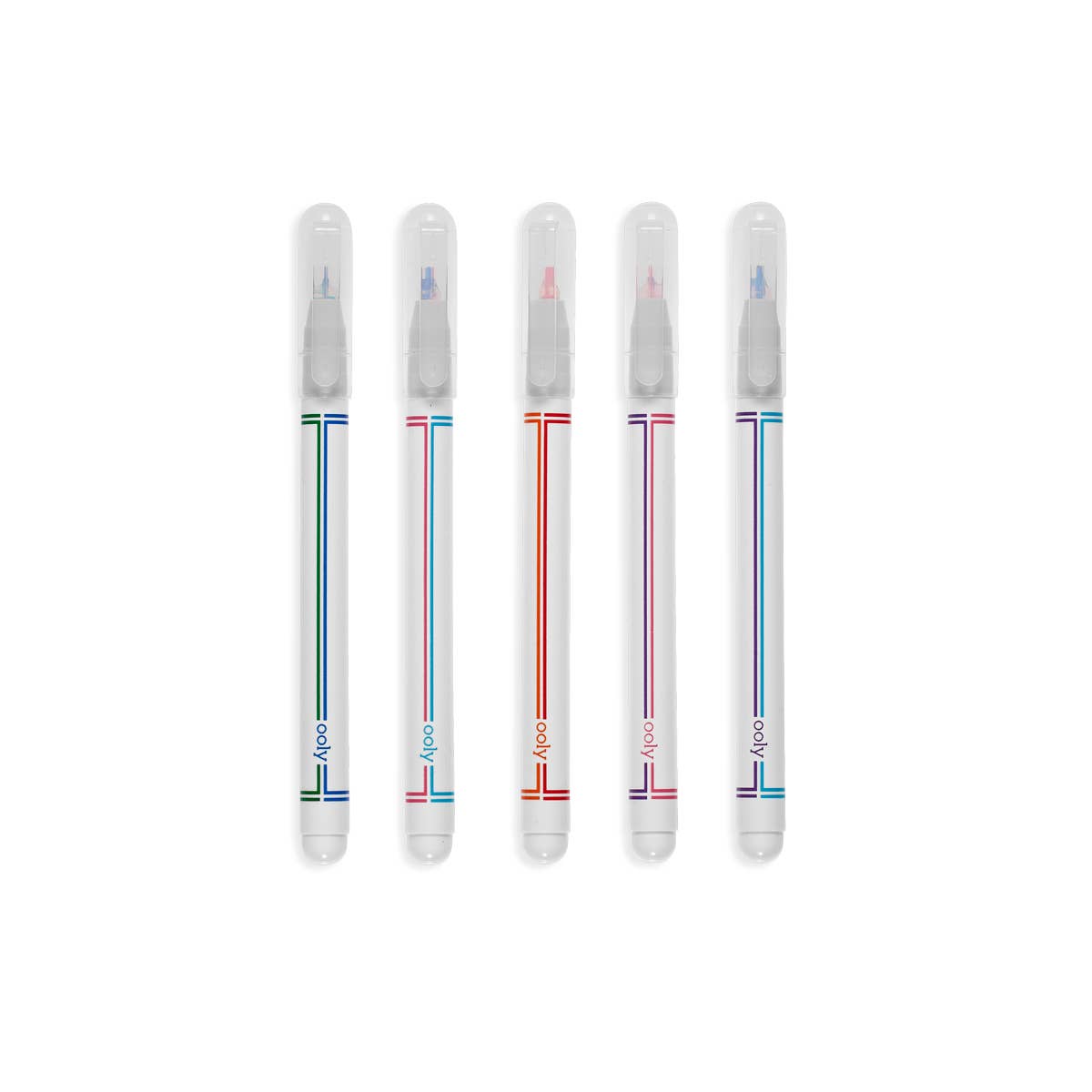 OOLY: Seeing Double Fine Felt DoubleTip Markers - Set of 5 / 10 Co