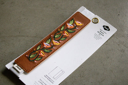 Denik: Molina Vine Embroidered Elastic Bookmark