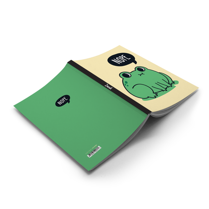 Denik: Nope Frog Classic Layflat Journal Notebook