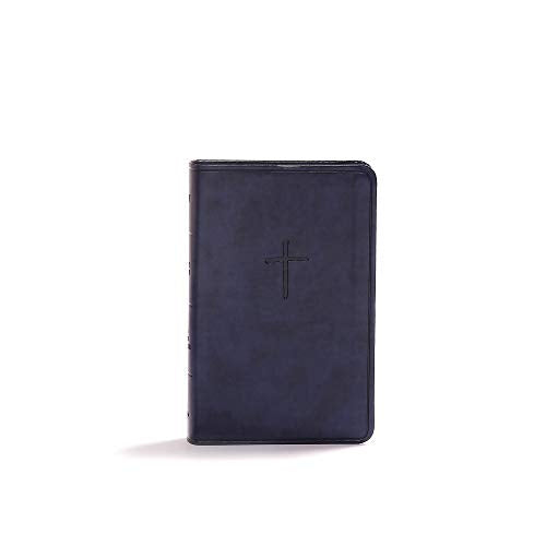 KJV Compact Bible, Navy LeatherTouch, Value Edition, Red Letter, Pure Cambridge Text, Presentation Page, Full-Color Maps, Easy-to-Read Bible MCM Type