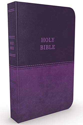 KJV, Value Thinline Bible, Large Print, Leathersoft, Purple, Red Letter, Comfort Print: Holy Bible, King James Version