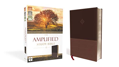 The Amplified Study Bible, Leathersoft, Brown [Large Print]
