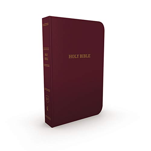 KJV, Gift and Award Bible, Leather-Look, Burgundy, Red Letter, Comfort Print: Holy Bible, King James Version