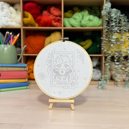 The Crafty Kit Company: Signs of Zodiac - Cancer Embroidery Kit