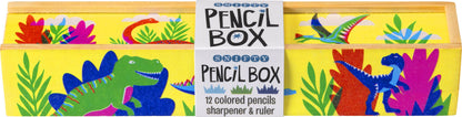 SNIFTY: DINO DAYS - WOODEN COLORED PENCIL BOX