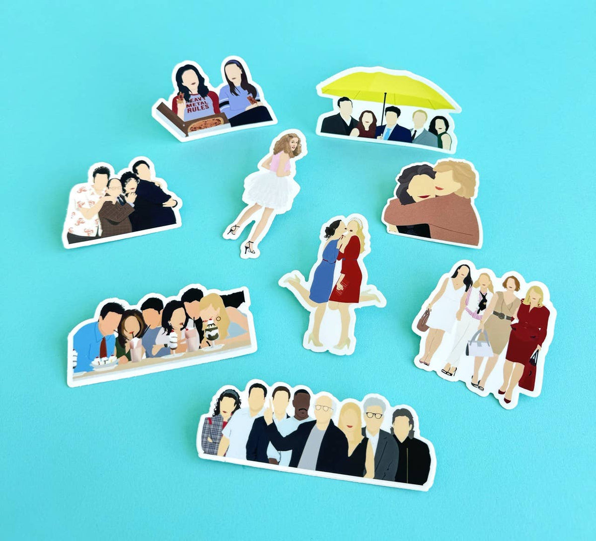 Shop Trimmings: Friends Cast Sticker