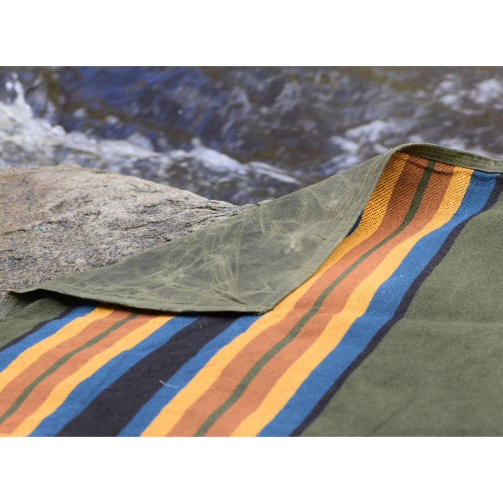 West Path: Canvas Camping Blanket Waterproof Bushcraft Outdoor Blanket