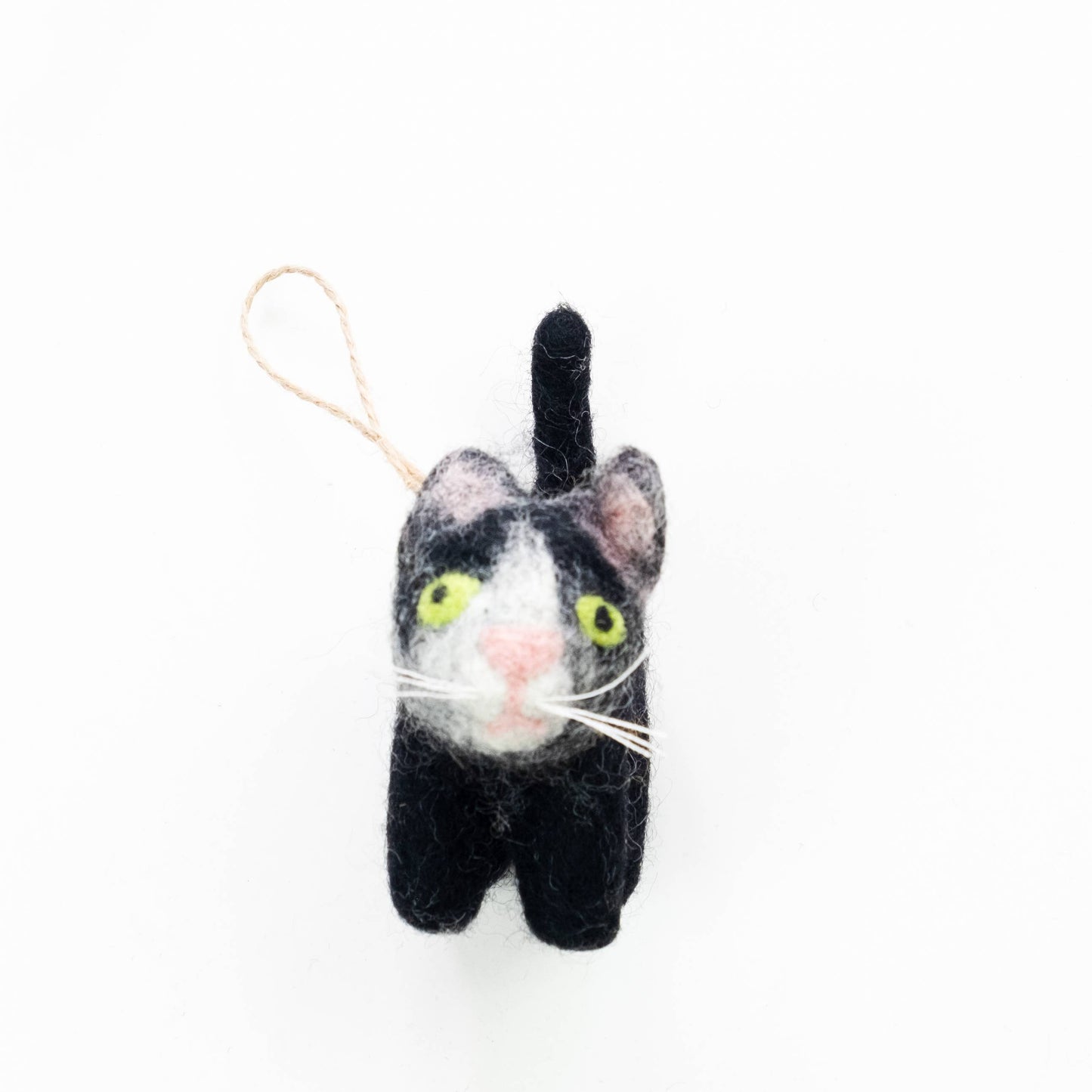 The Winding Road: Little Felt Cat Ornaments