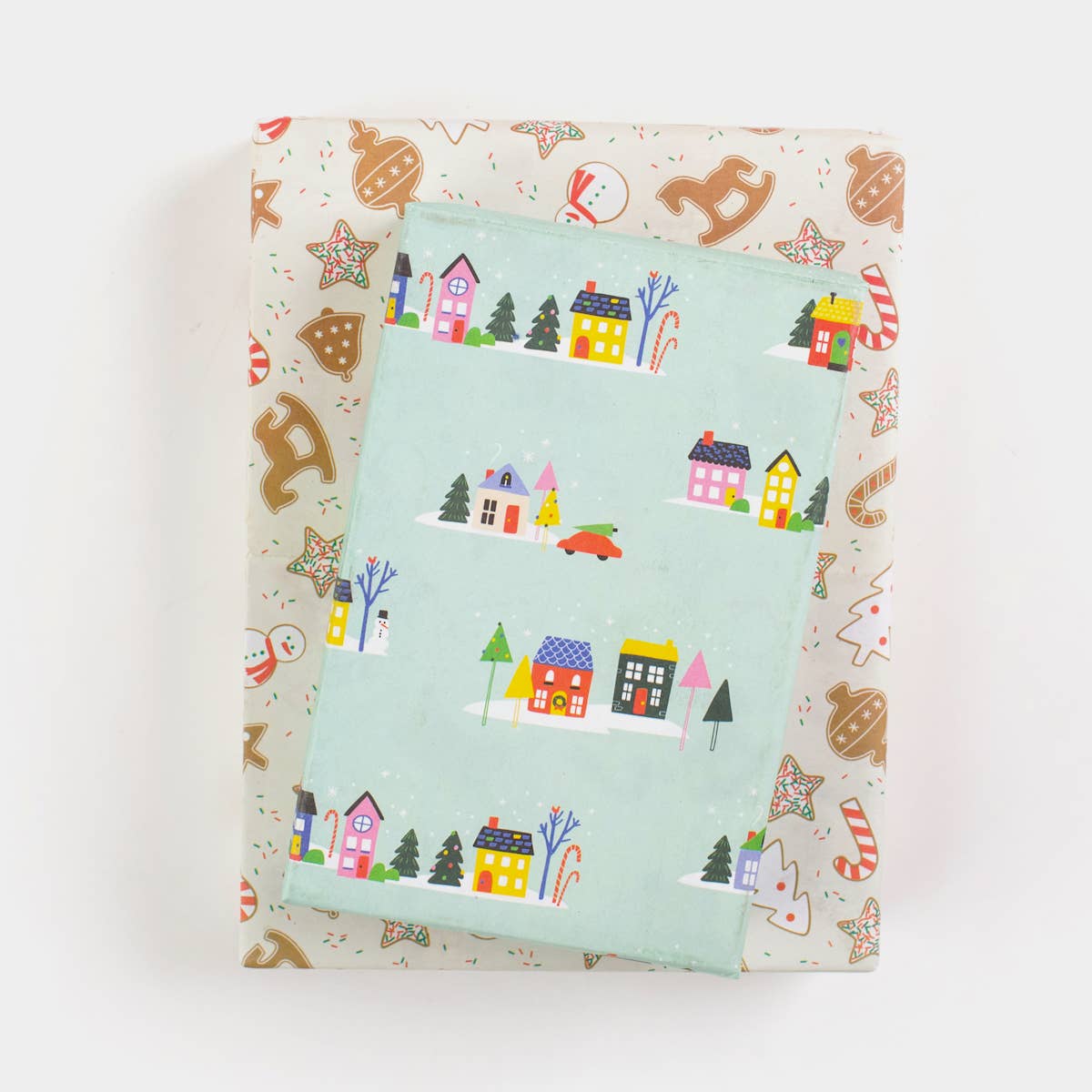 Wrappily Eco Gift Wrap Co.: Home For The Holidays/ Christmas Cookies Eco Wrapping Paper