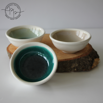 Prodigal Pottery: Mini Artisan Bowl (Sea Spray)