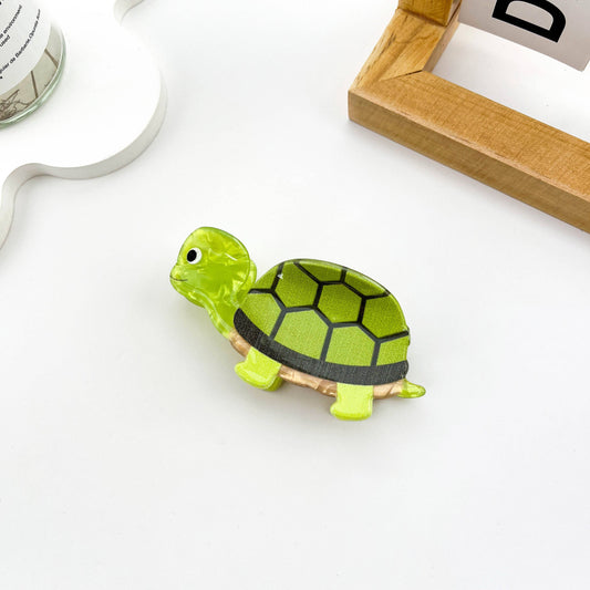 mildstyles: Cartoon Marine Life Sea Turtle Acrylic Hair Claw Clip