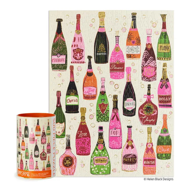 Werkshoppe: Bubbly Pop Fizz Holiday Gift- 500 Piece Puzzle