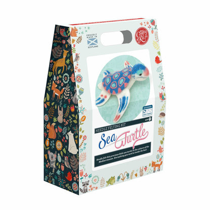 The Crafty Kit Company: Sea Turtle Needle Felt Craft Kit