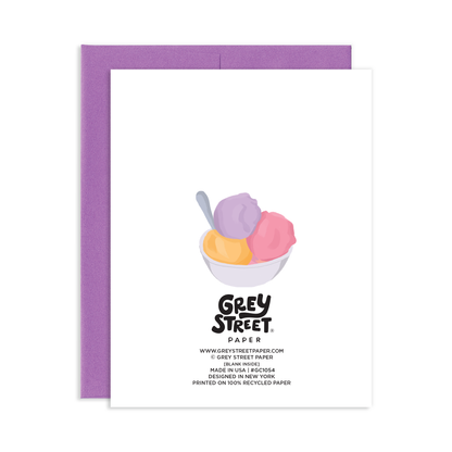 Grey Street Paper: Sherbet Day Birthday Greeting Card