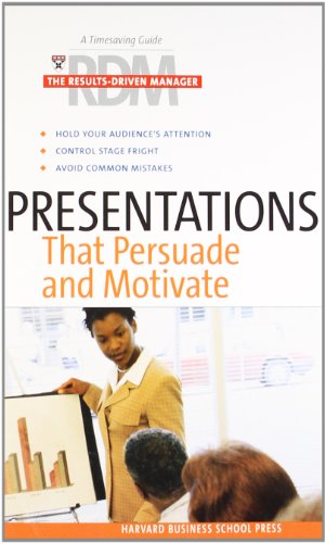 Presentations That Persuade and Motivate (The Results-Driven Manager Series)