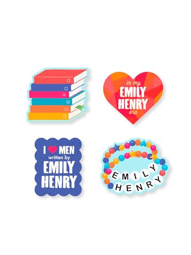 Emily Henry Stickers - Sticker Set of 4