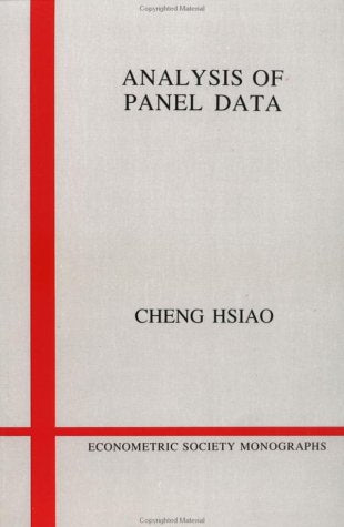 Analysis of Panel Data (Econometric Society Monographs, Series Number 11)