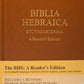 Biblia Hebraica Stuttgartensia: A Reader's Edition (Hebrew Edition) (Hebrew and English Edition)