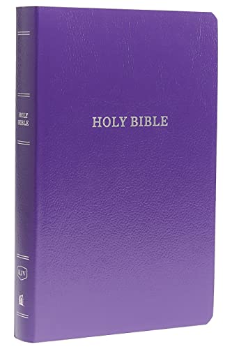 KJV, Gift and Award Bible, Leather-Look, Purple, Red Letter, Comfort Print: Holy Bible, King James Version