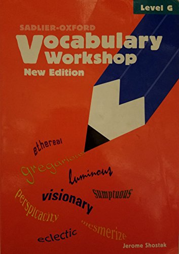 Vocabulary Workshop: Level G
